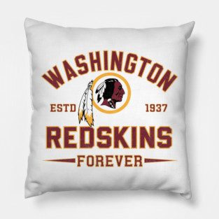 Washington Redskins 1937 Forever Vintage  by el mehdi Pillow