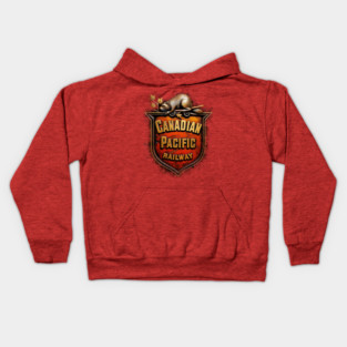 Canadian Pacific Railroad Kids Hoodie