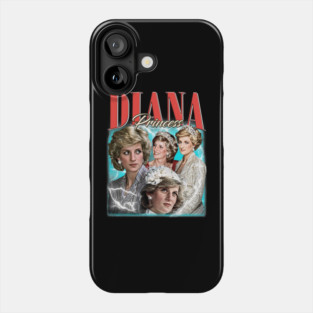 princess diana Bootleg Vintage Tshirt Phone Case