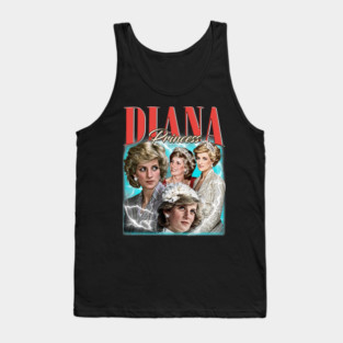 princess diana Bootleg Vintage Tshirt Tank Top