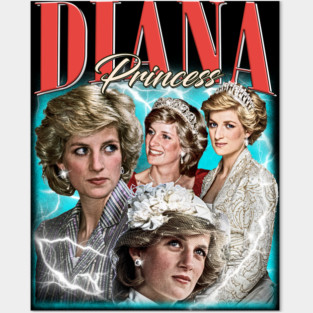 princess diana Bootleg Vintage Tshirt Posters and Art