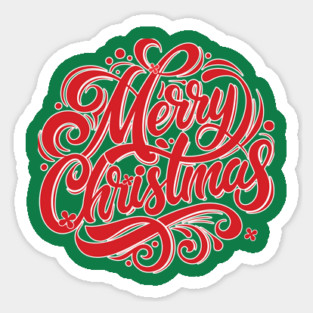 Merry Christmas Sticker