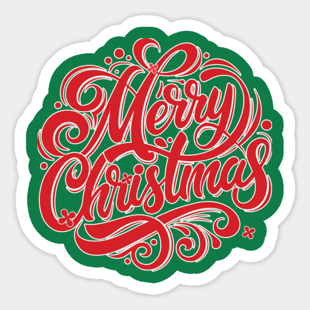 Merry Christmas Magnet by criarthdesign