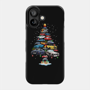 Mustang Car Christmas Tree Phone Case