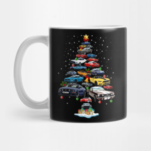 Mustang Car Christmas Tree Mug