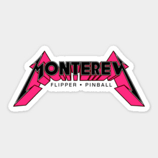 Montallica Pink Sticker