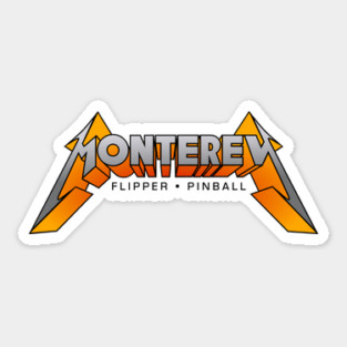 Montallica Orange Sticker