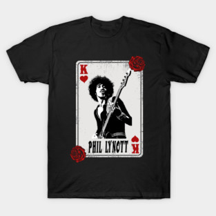 Phil Lynott Style Vintage T-Shirt