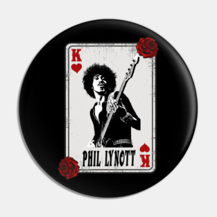 Phil Lynott Style Vintage Pin