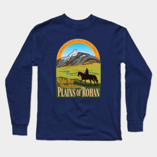 Ride the Breathtaking Plains of Rohan • Lord of the Rings • National Parks Long Sleeve T-Shirt
