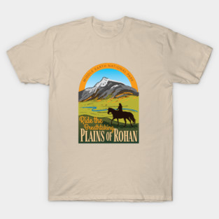 Ride the Breathtaking Plains of Rohan • Lord of the Rings • National Parks T-Shirt