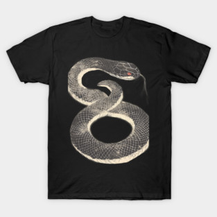 Chinese New Year: Year of the Snake on a Dark Background T-Shirt