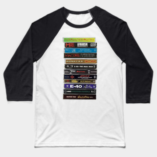 Bay Area Dope Tapes Hyphy Mob Cassette Mi Tapes Bay area Hip Hop History Fan Art Merch Gear C Baseball T-Shirt