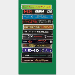 Bay Area Dope Tapes Hyphy Mob Cassette Mi Tapes Bay area Hip Hop History Fan Art Merch Gear C Posters and Art