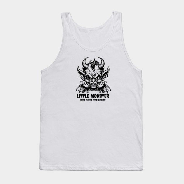 LITTLE MONSTER Tank Top by artslaves