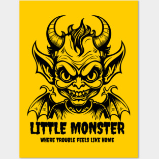 LITTLE MONSTER Posters and Art