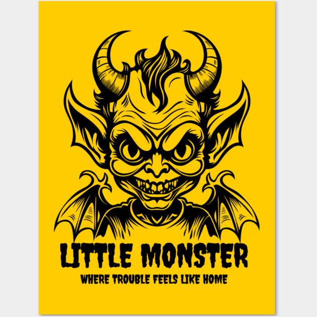 LITTLE MONSTER Wall Art by artslaves