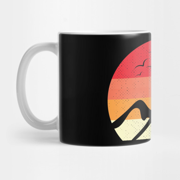 Sunset View of Mountain and Birds by Urbanprint