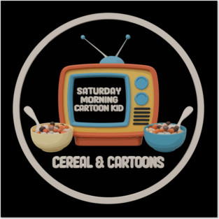 Saturday morning Cartoons Posters and Art