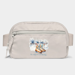Watercolor I'd rather be ice skating Bag