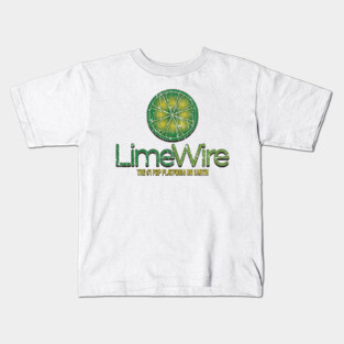 Limewire P2P 2000 - (Verge Club) Kids T-Shirt