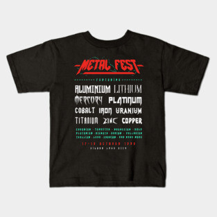 Metal Fest Parody Kids T-Shirt
