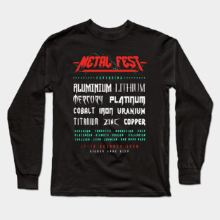 Metal Fest Parody Long Sleeve T-Shirt
