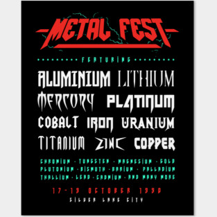 Metal Fest Parody Posters and Art