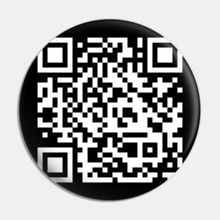 F*ck Off QR Code - Funny Christmas Saying Pin