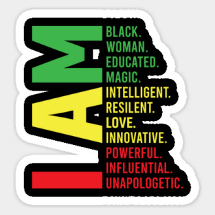 I Am Black, Woman, Beautiful Magnet