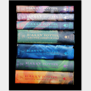 Harry Potter Books Stack Posters and Art