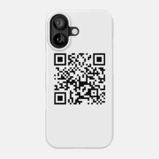 trump qr code Phone Case