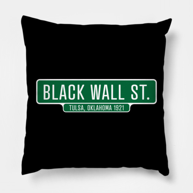 Black Wall Street 1921 Pillow by UrbanLifeApparel
