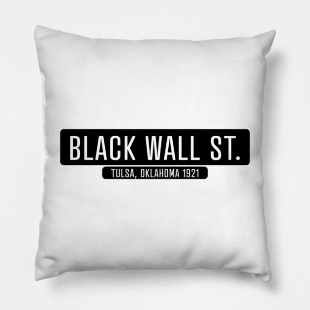 Black Wall Street 1921 Pillow by UrbanLifeApparel