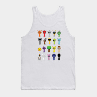 All Sprunki beats family Tank Top