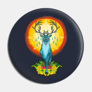 Mazatl- Deer Aztec design Pin