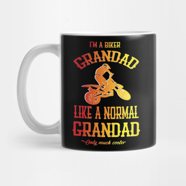 I Am Biker Grandad like normal Grandad only Much Cooler by Urbanprint
