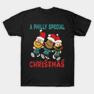 Philly Special Christmas philadelphia Eagles NFL Cartoon T-Shirt