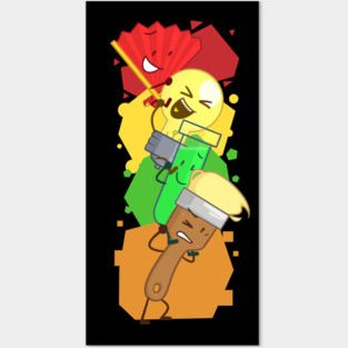 Core 4 Bright Lights Stack! Posters and Art