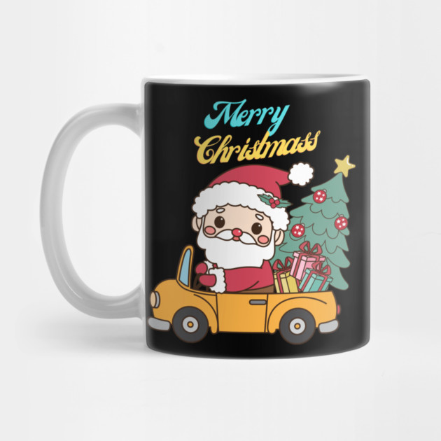 Santa Claus Merry Christmas Holiday Graphic Tee by Urbanprint