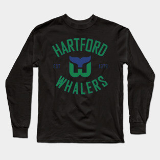 Hartford whalers est 1979 Long Sleeve T-Shirt