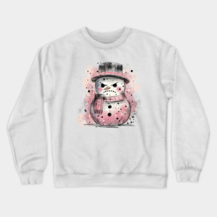 Grumpy Snowman Crewneck Sweatshirt