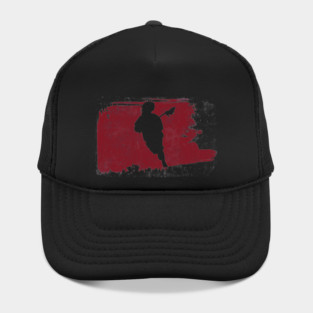 Lacrosse Player Swatch Red Hat