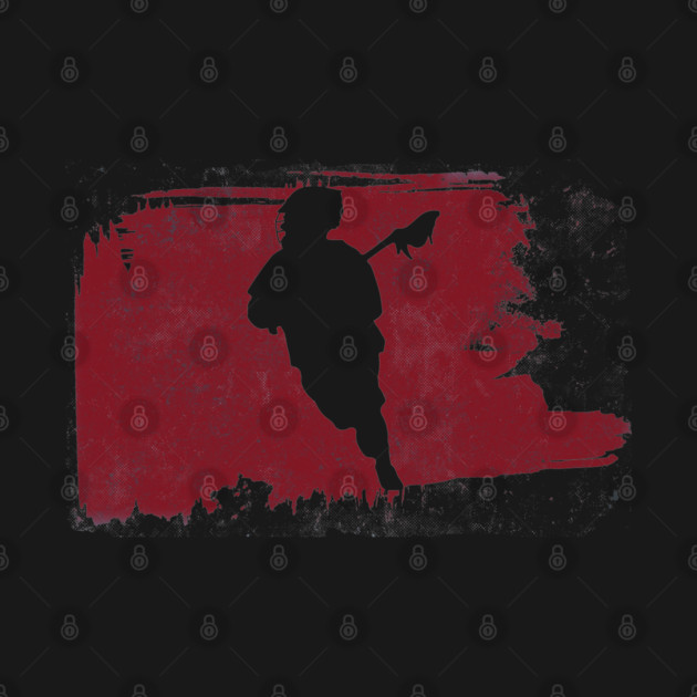 Lacrosse Player Swatch Red by Peacedog