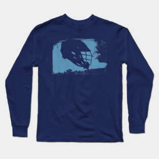 Lacrosse Helmet Swatch Long Sleeve T-Shirt