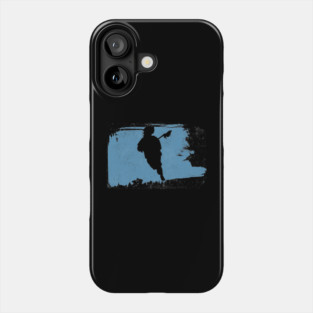 Lacrosse Player Swatch BLue Phone Case