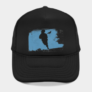 Lacrosse Player Swatch BLue Hat