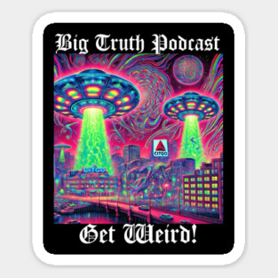Get Weird! Sticker