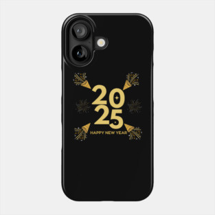 Happy New Year 2025 Phone Case