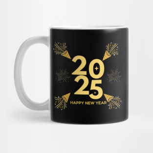 Happy New Year 2025 Mug